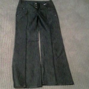C pink  size 7 wide leg jeans